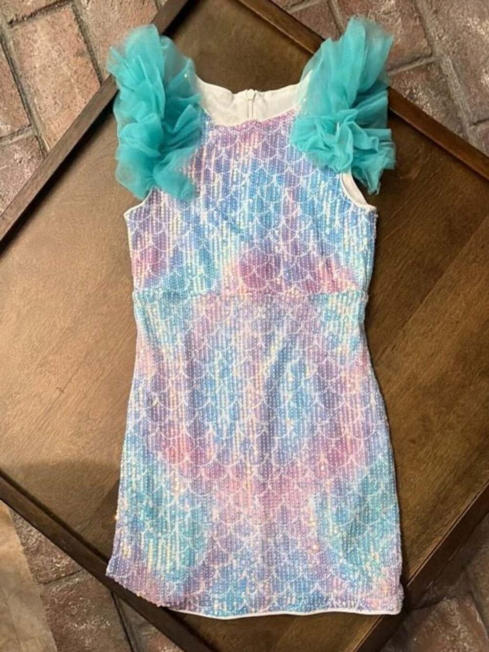 Halloween Costume 
Grace Karin Girls Sequin Dress Size 6Y Mermaid, Unicorn